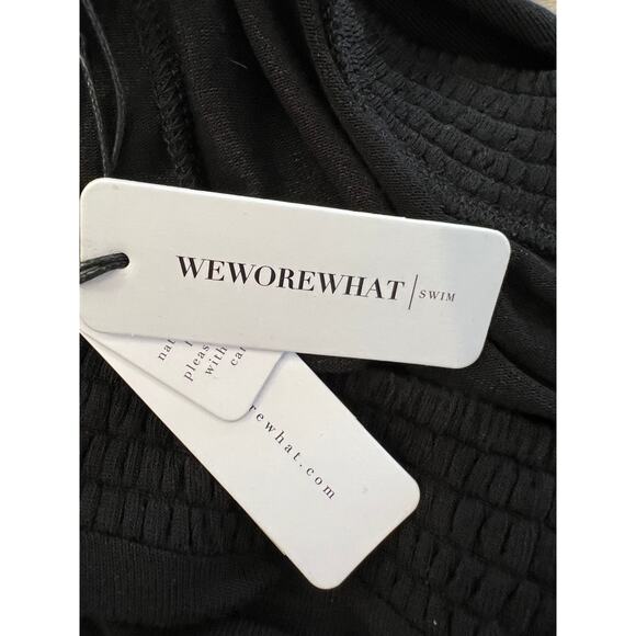 WeWoreWhat Swim Revolve Flare Knit Beach Resort Pants Black S - Picture 6 of 7